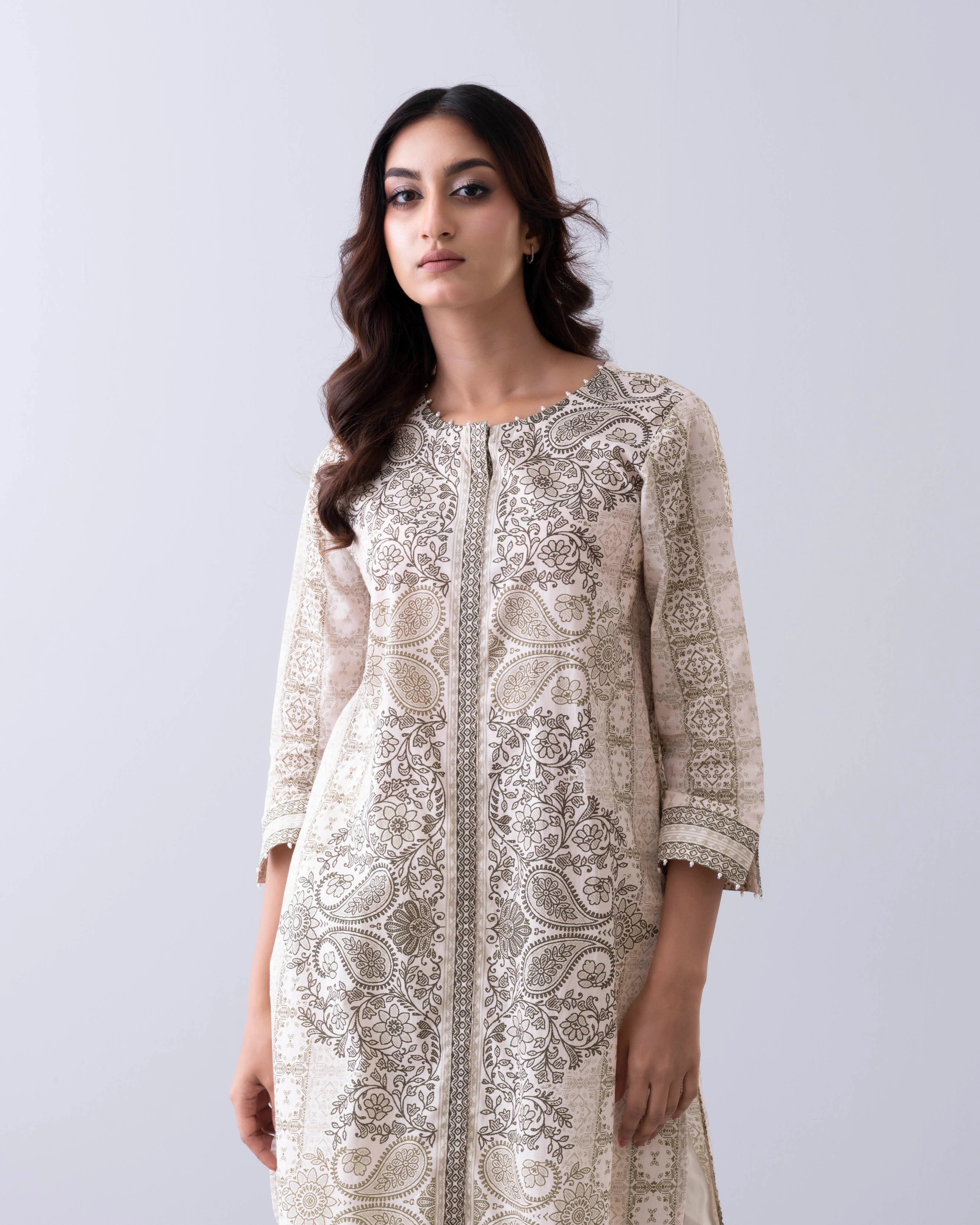 Relaxed Fit Printed One-Piece Ethnic Kurta