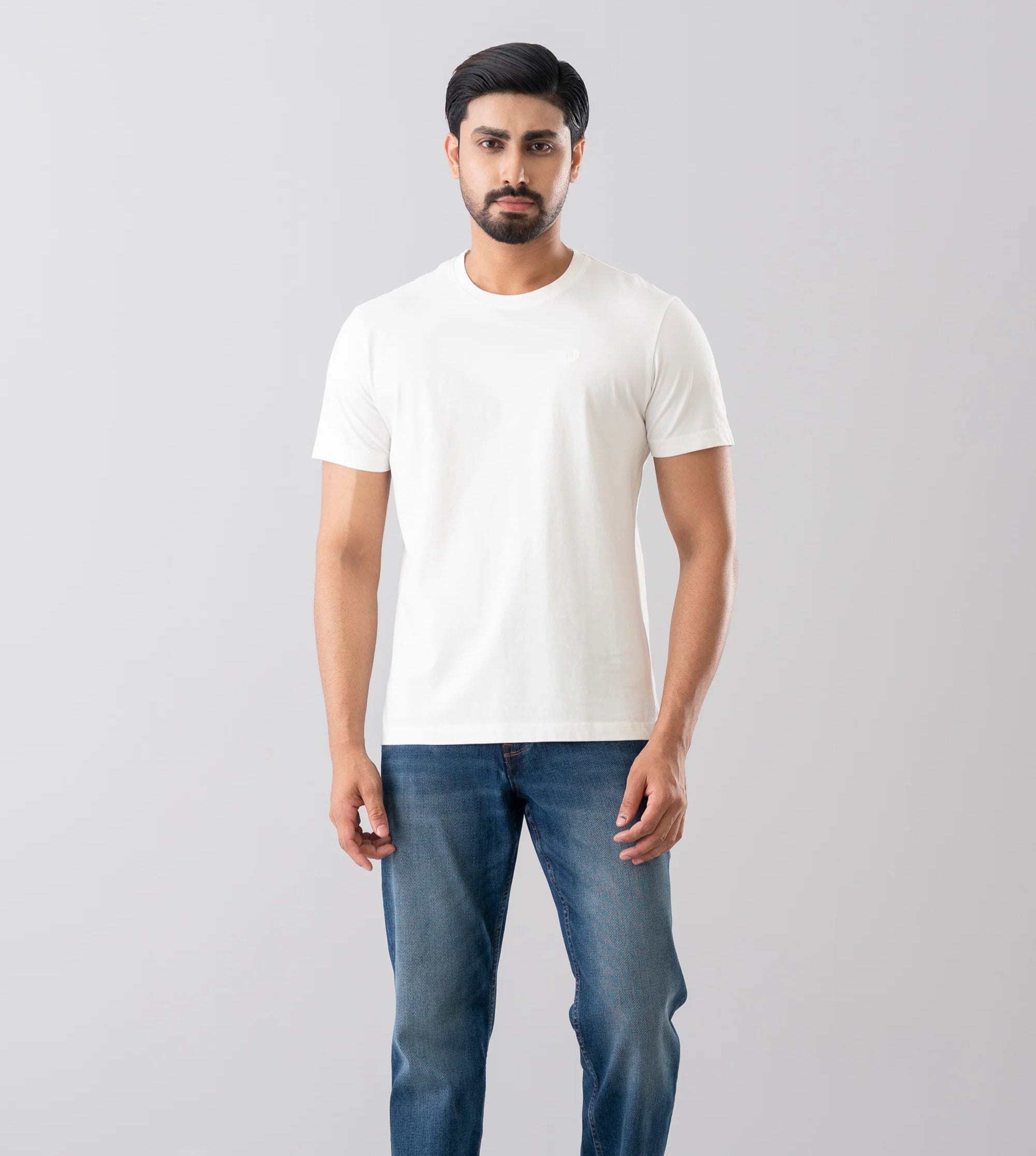 Regular Fit Solid T-Shirt